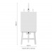 KCK French Rear Support Easel - White - EA 203P-WT
